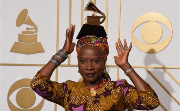 Angelique Kidjo at the Grammys